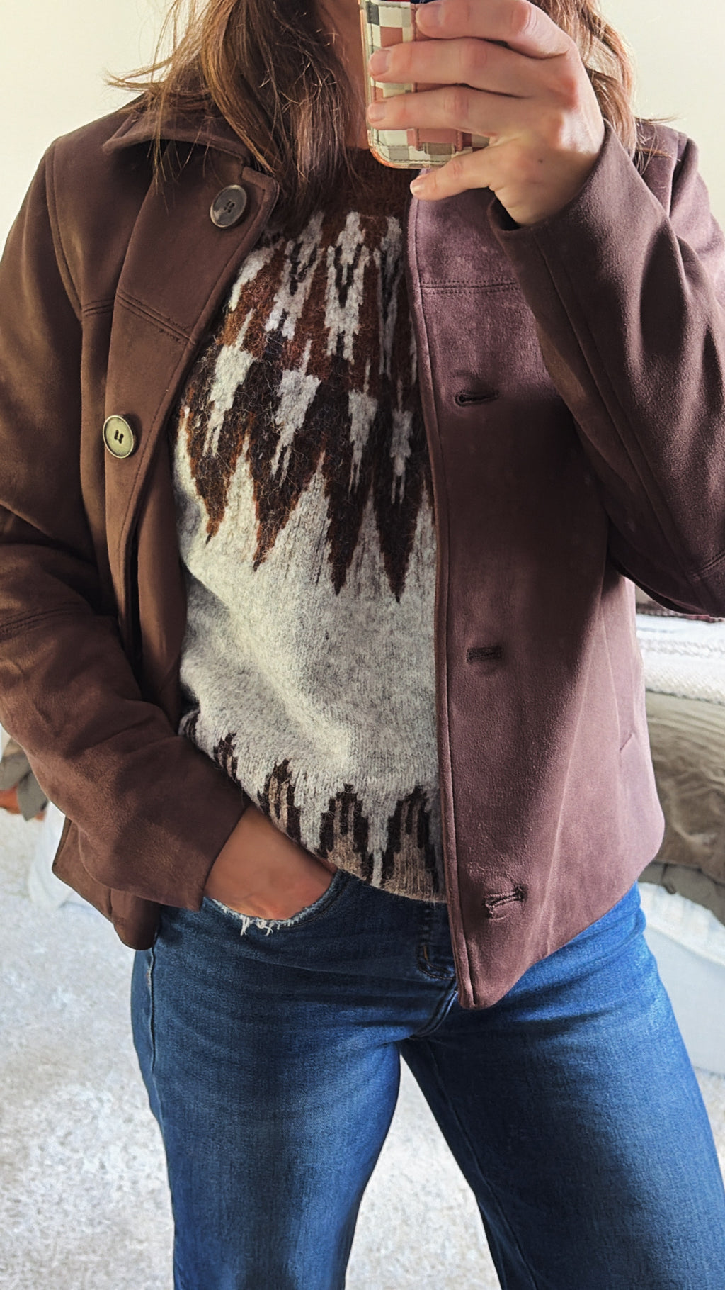 Fair Isle Pullover Sweater