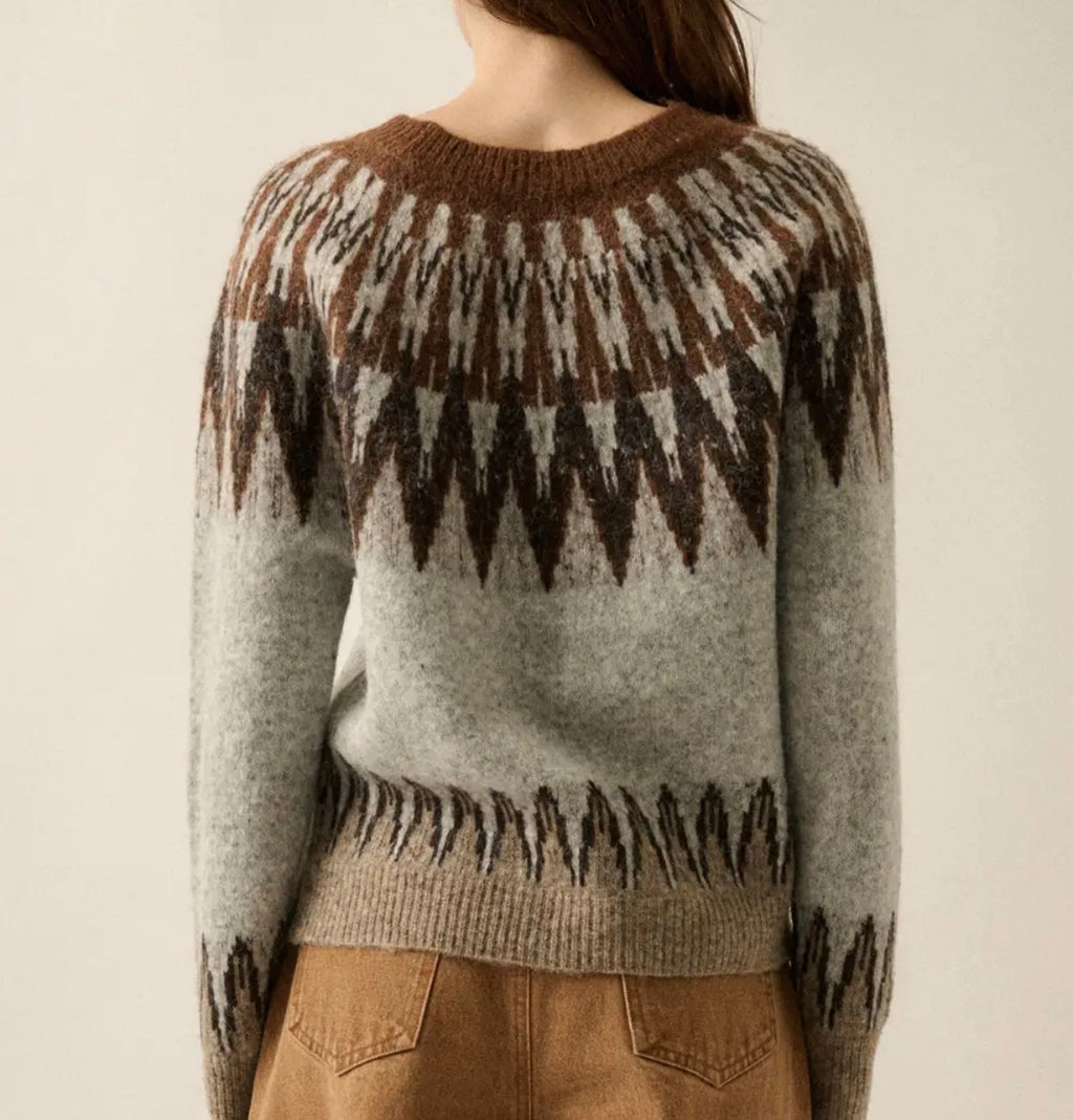 Fair Isle Pullover Sweater