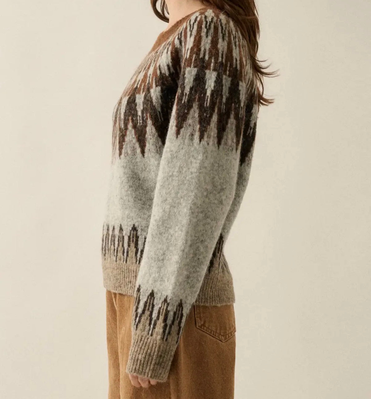 Fair Isle Pullover Sweater
