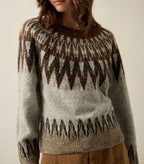 Fair Isle Pullover Sweater
