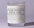 Pomegranate + Lemon Rind Candle
