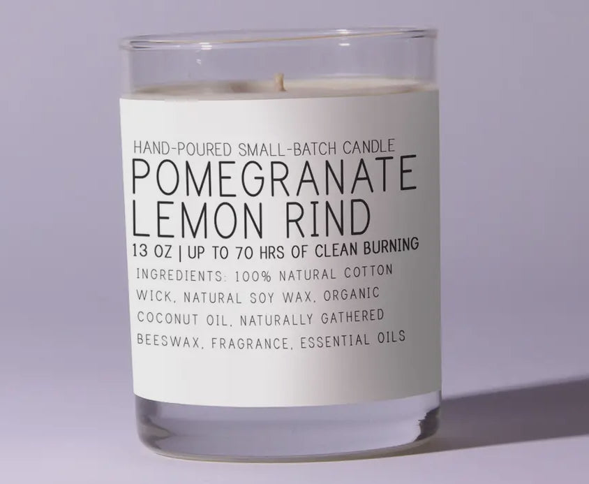 Pomegranate + Lemon Rind Candle