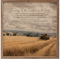 Farming Is the Heartbeat Wood Sign